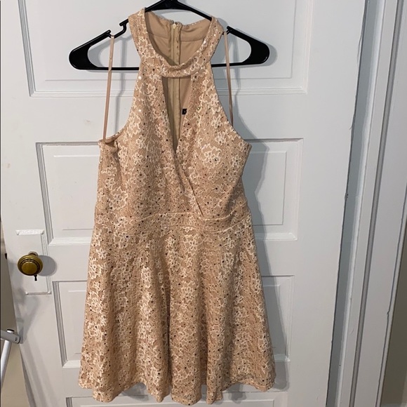 City Studio Dresses & Skirts - City Studio Champagne Dress